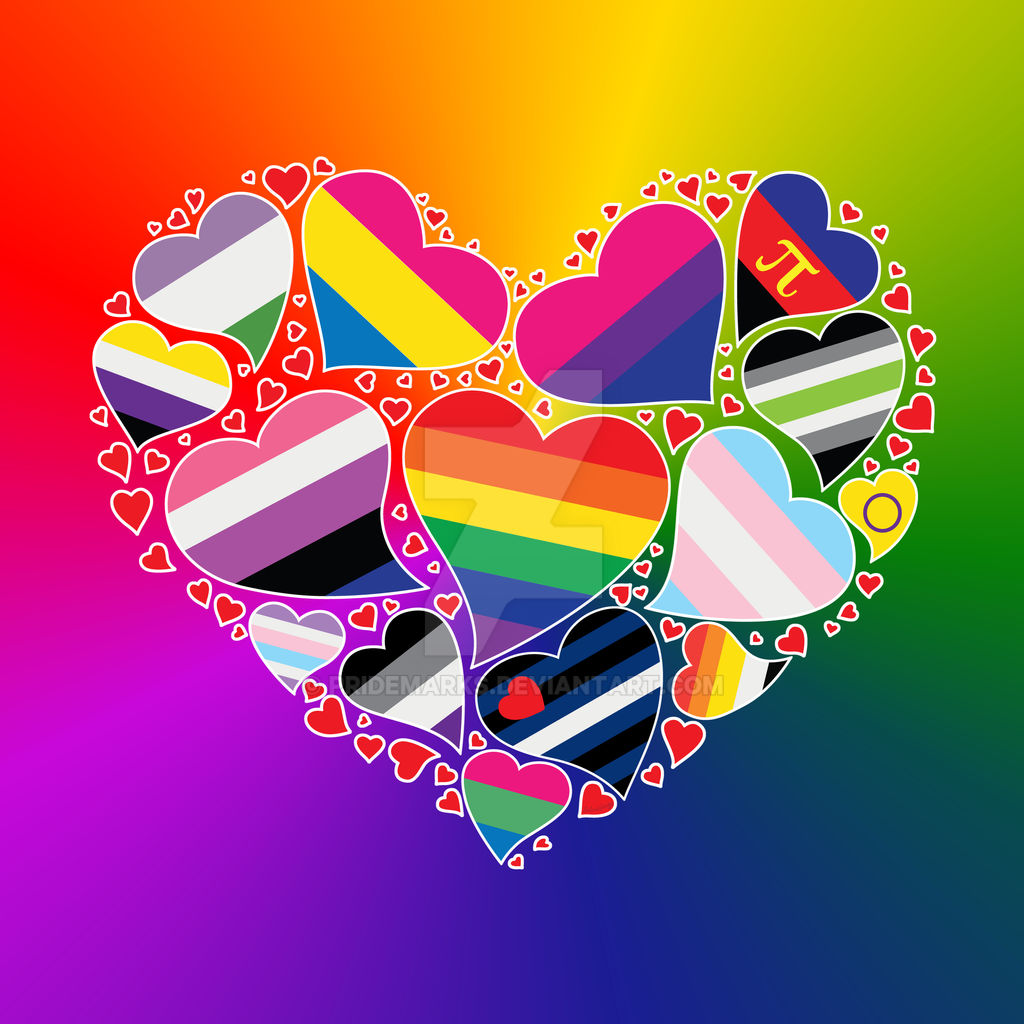 LGBTQA Community Pride Heart by PrideMarks on DeviantArt