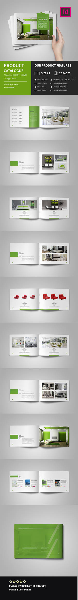 A5 Product Catalogue Brochure