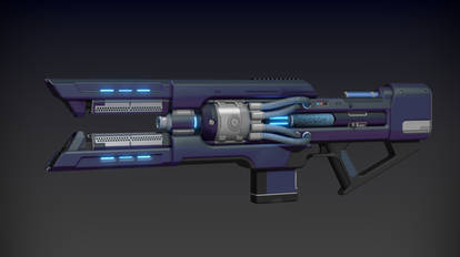 Destiny 2 Coldheart Exotic Trace Rifle 3d Model 3