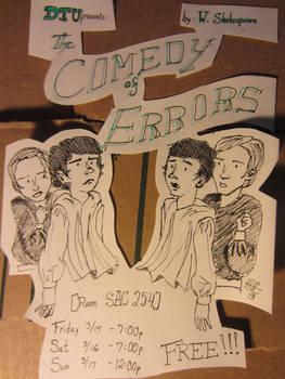 DTU: Shakespeare's The Comedy of Errors (Poster)