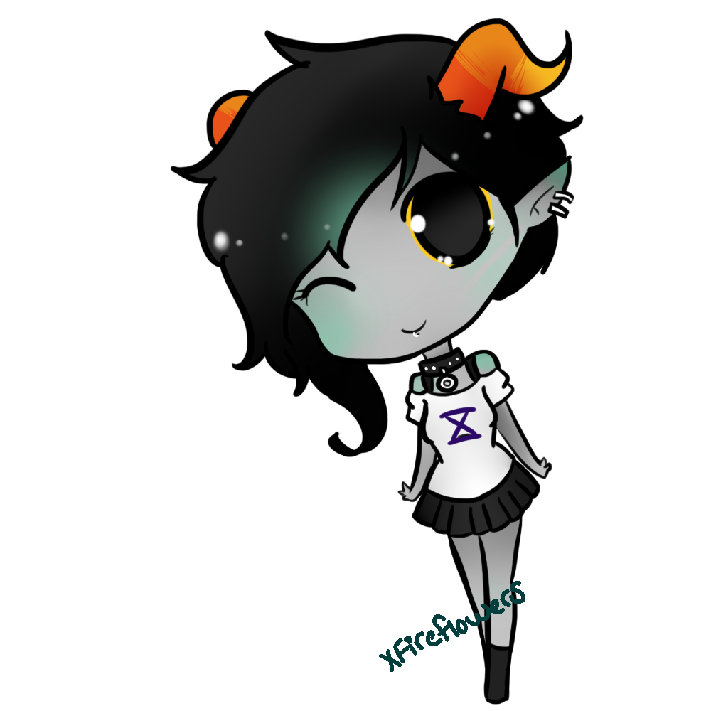 art trade: chibi trollself