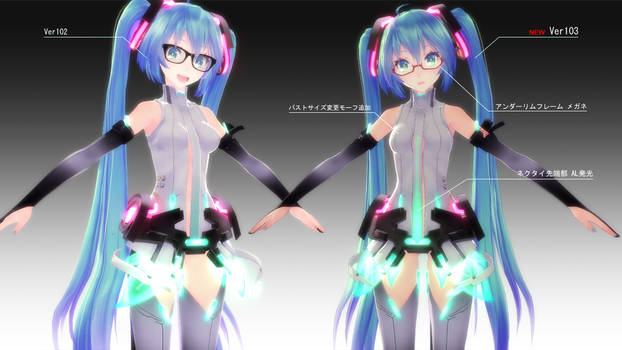 (MMD) Tda MIKU APPEND Ver.103