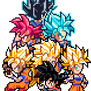 Goku through the years