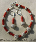 Coral Bracelet Set by KatrinaFTW44