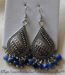 Sodalite Chandelier Earrings