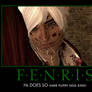 Dragon Age 2: Fenris Puppy Eyes Poster