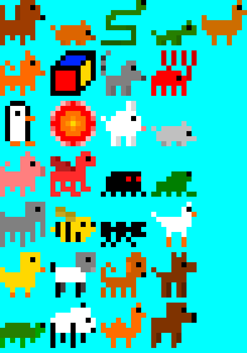 Animal Pixel Art By Oddalpaca On Deviantart Animal Pixel Art By Oddalpaca On Deviantart