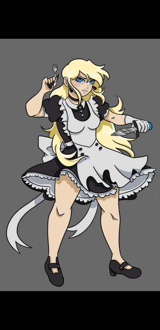 Maid Oc by RosilynP on DeviantArt
