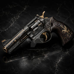 Engraved Revolver