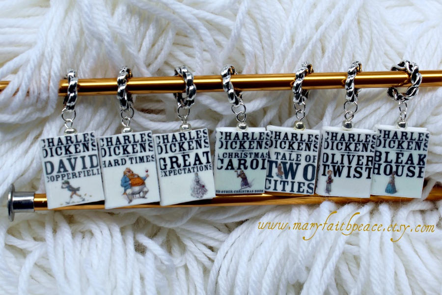 Charles Dickens Inspired Stitch Markers