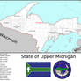 Map of the State of Upper Michigan