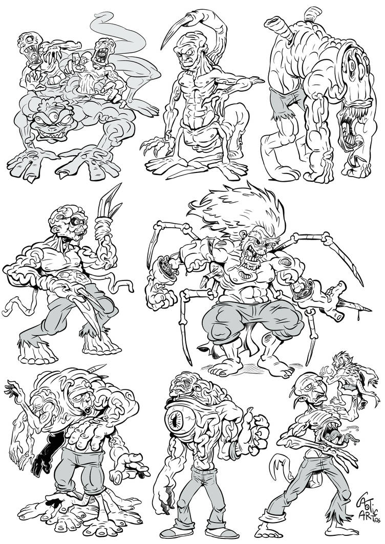 Random The Mutant Random guys for survival games: MUTANT ZOMBIE 3 by CaoticArt on DeviantArt
