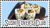 Sushi Lover's Club stamp