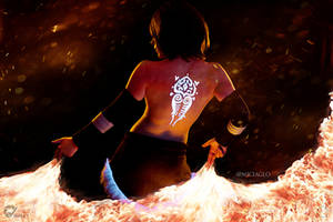 Firebending Korra Cosplay