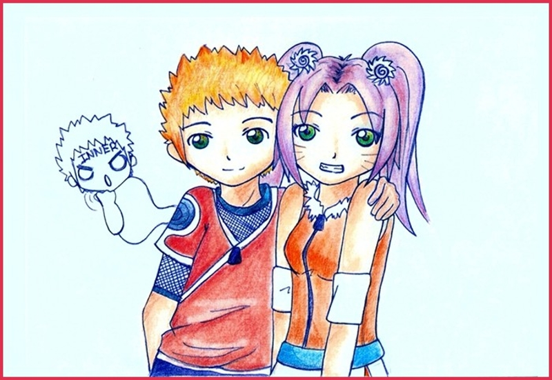 Hijos de Naruto y Sakura xD