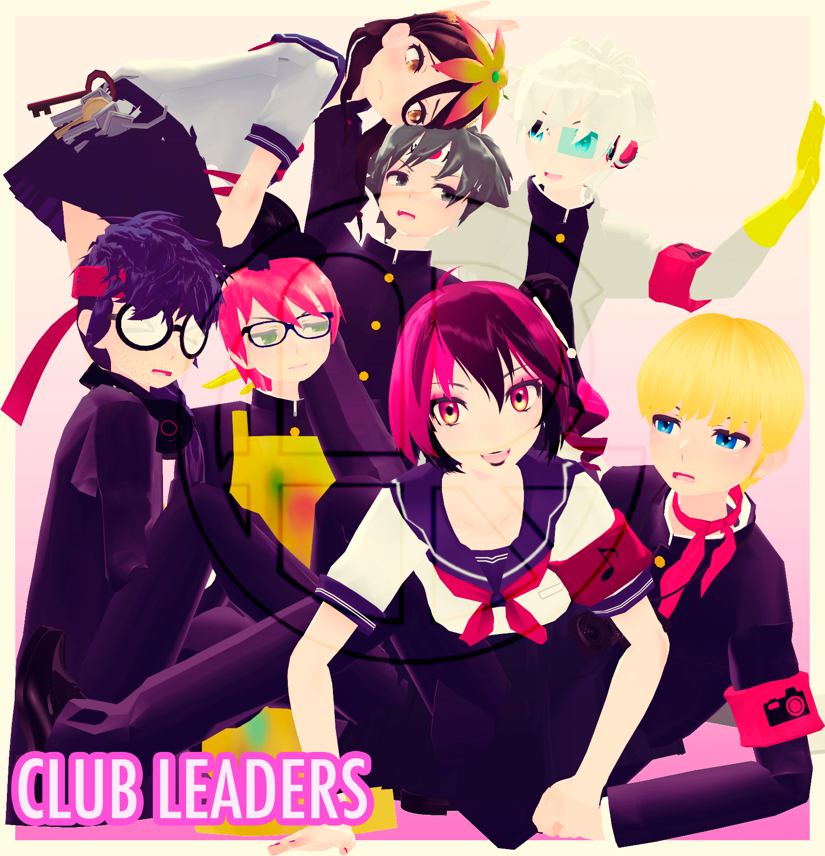 Mmd Some Club Leaders Yandere Simulator By Ariadnagarcia On