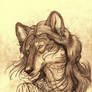 Female Wolf Anthro Portrait 6