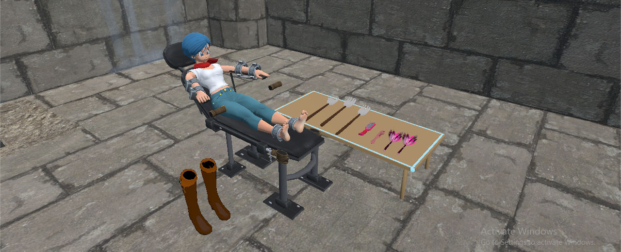 Bulma Feet Tickle (VR GAME) by Theg0dl1kdew2000 on DeviantArt