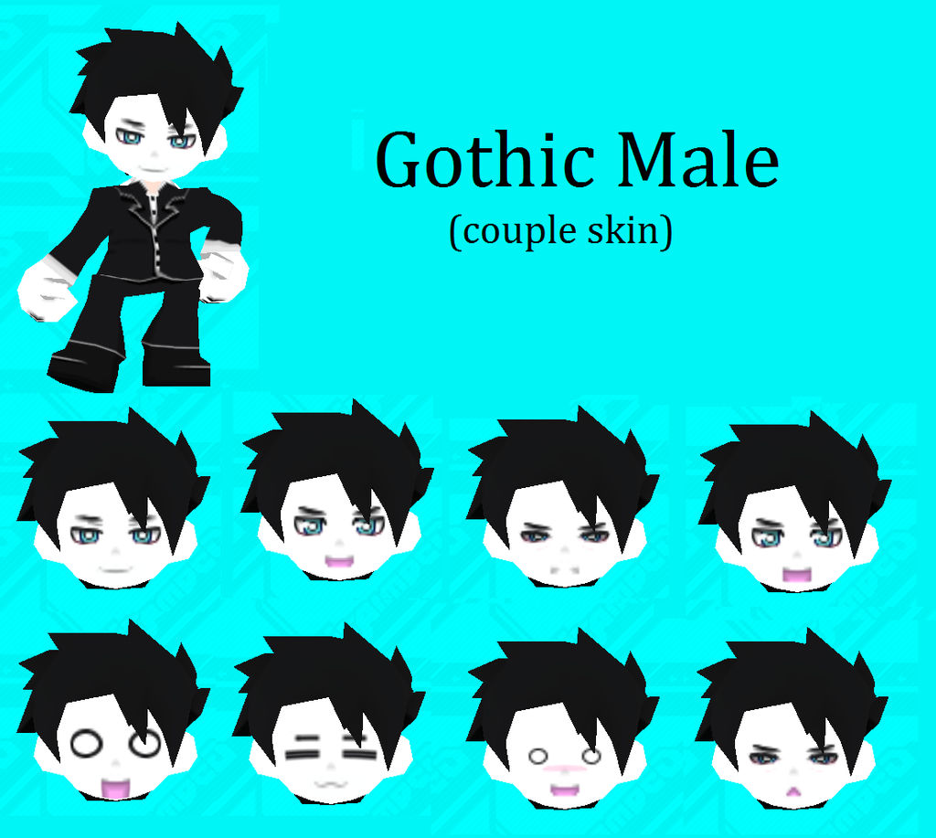 Gothic Male Getamped 2 Couple Skin