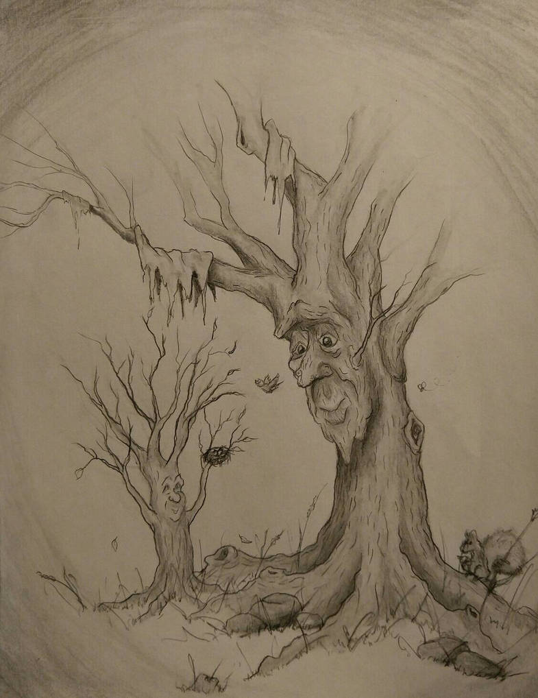 Tree Ents Deviantart Father and son tree ents by DarthNecc on DeviantArt