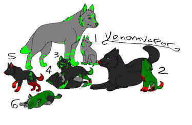 Oosaka and Venom Adop. pups