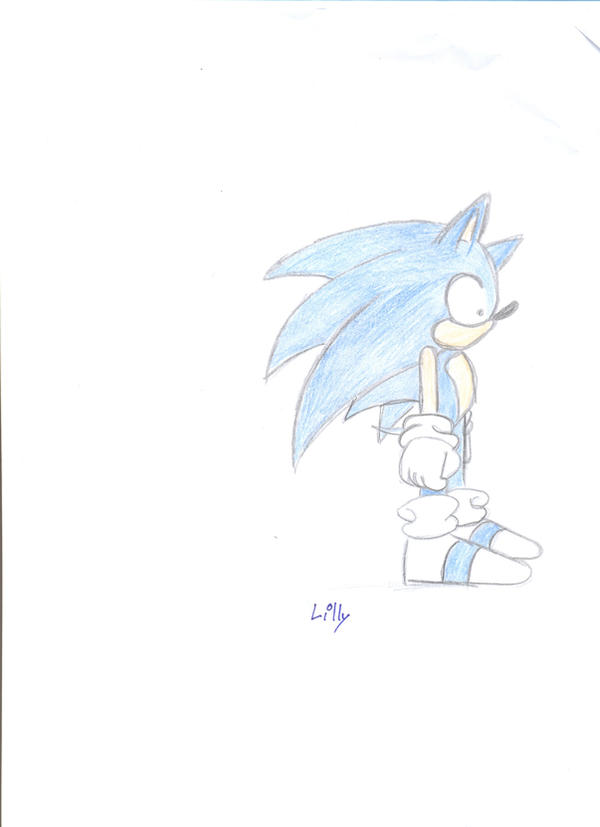 sonic doodle by LillyRabbit on DeviantArt