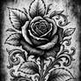 Gothic Flower tattoo