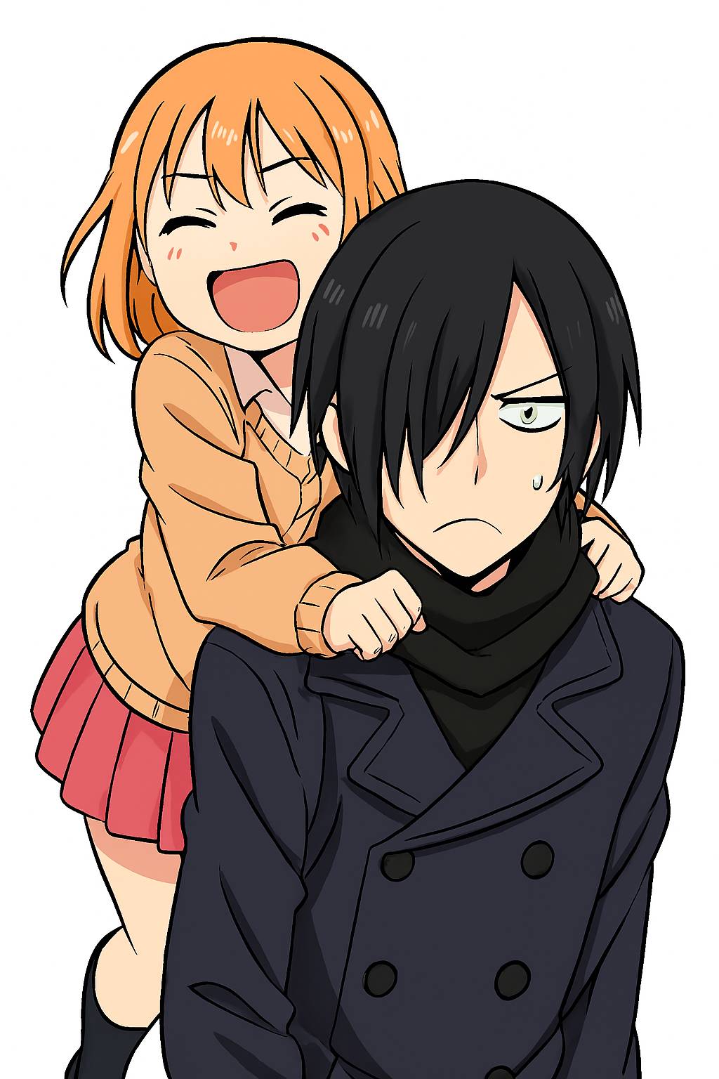 Girlfriend annoying boyfriend