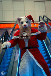 christmas escalator