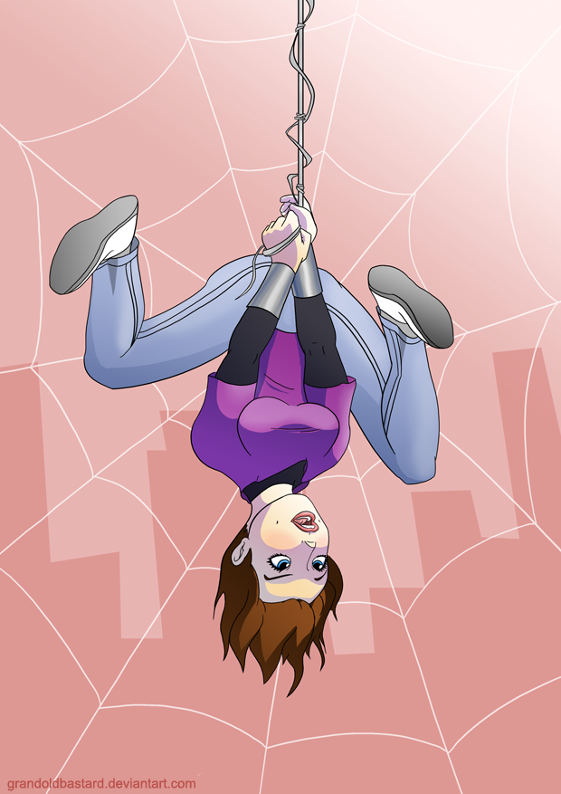 Spider-girl, hanging out
