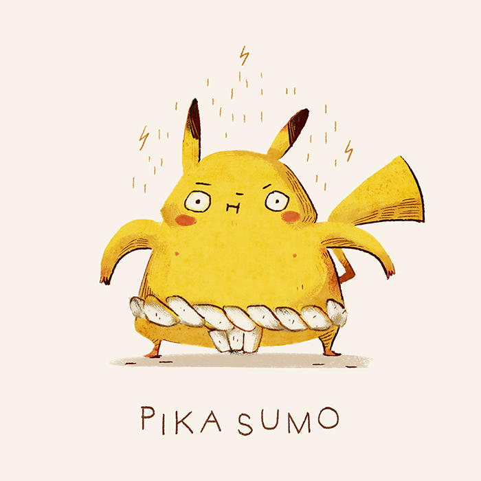 Pokemon Sumo Deviantart Pika Sumo by spicyroll on DeviantArt