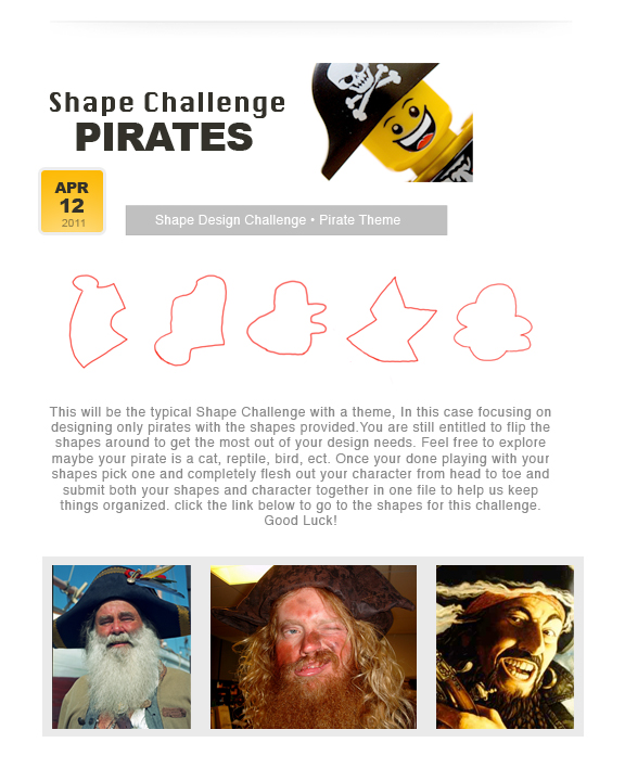 Shape challenge with a theme.