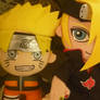 Naruto and Deidara plushie