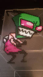 Perler Invader Zim