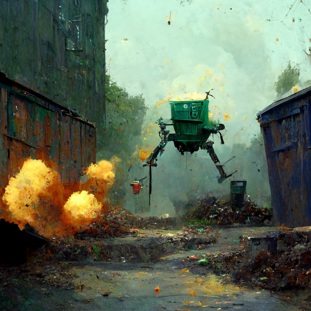 Dumpster Warrior by NemesisWarfare on DeviantArt
