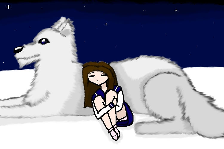 Girl and Wolf