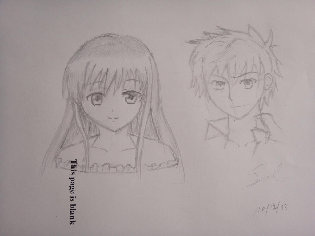 Anime Boy And Girl Drawing Practice By Deltachan95 On Deviantart Anime Boy And Girl Drawing Practice By Deltachan95 On Deviantart