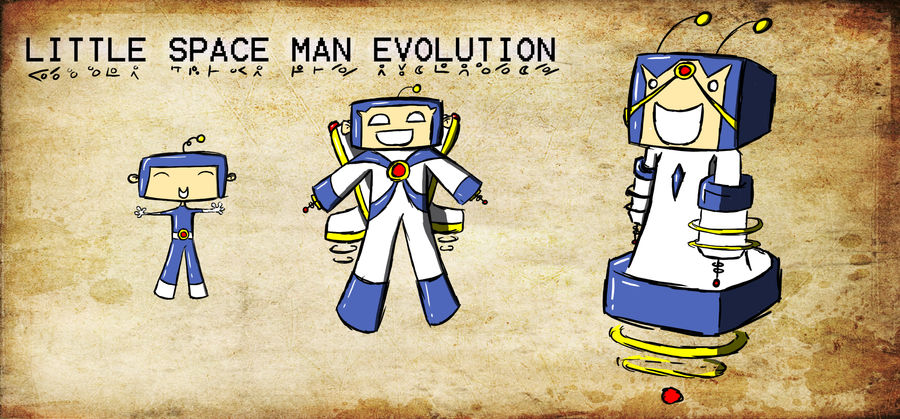 Small Spacemen Little Space Man Evolution by LIAMODEARME on DeviantArt