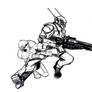 Briareos and Deunan by Matt and John Yuan