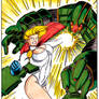 Power Girl in Color by John Yuan
