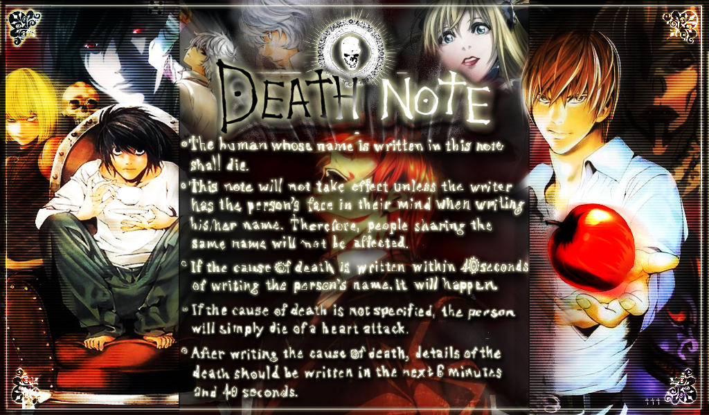Death Note Sysabooki death note netbook wallpaper by jeriatwee on DeviantArt