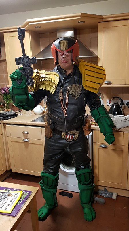 Dredd Clothes Judge Dredd cosplay complete. by robbo337 on DeviantArt