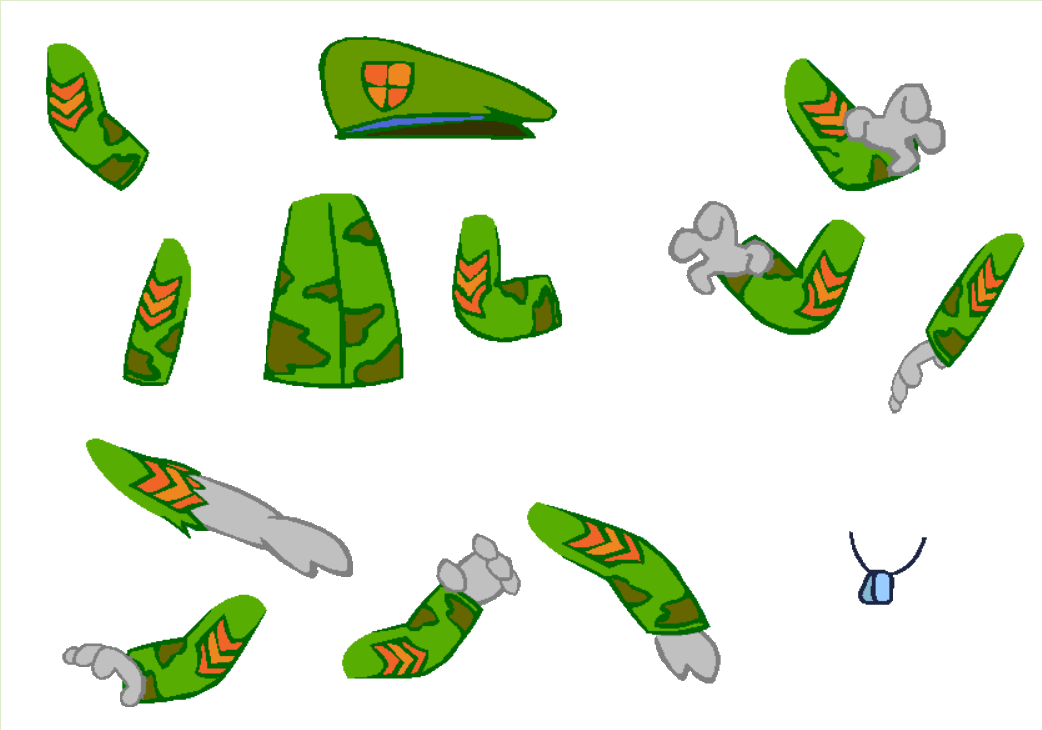 HTF army/flippy assets by AubyPlushProductions on DeviantArt