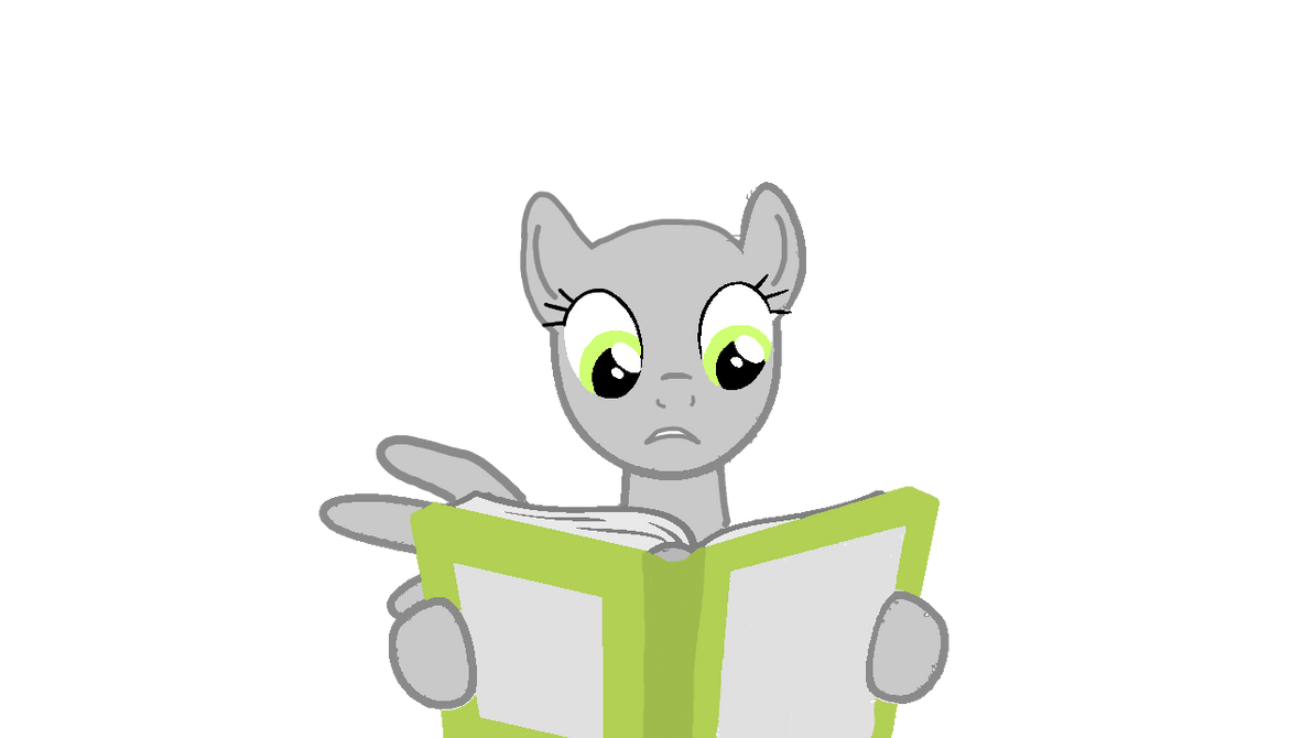 MLP: reading a book base by AubyPlushProductions on DeviantArt
