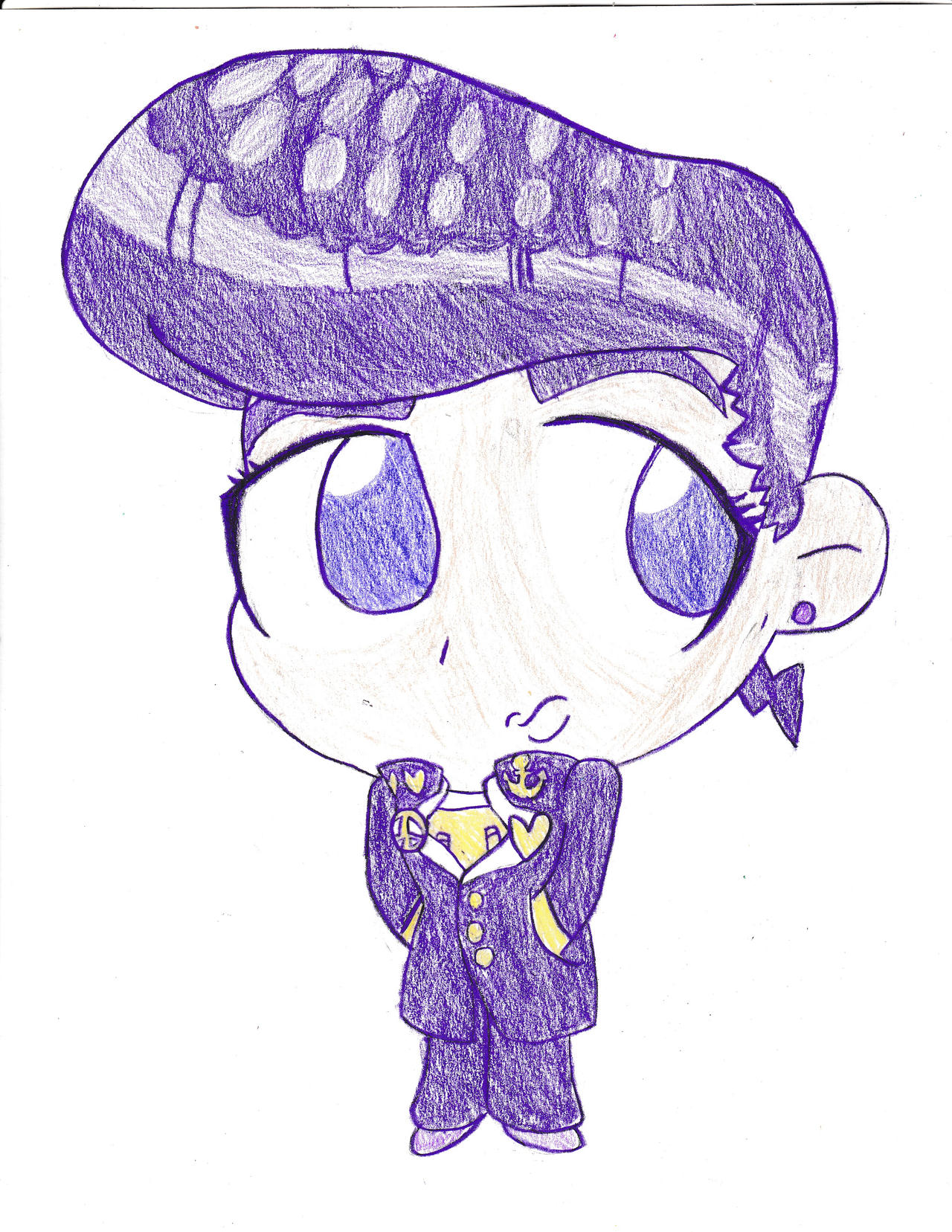 chibi josuke by AubyPlushProductions on DeviantArt