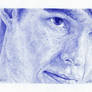 Nico Mirallegro. Blue biro.