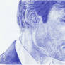 Ian Somerhalder. Blue biro.