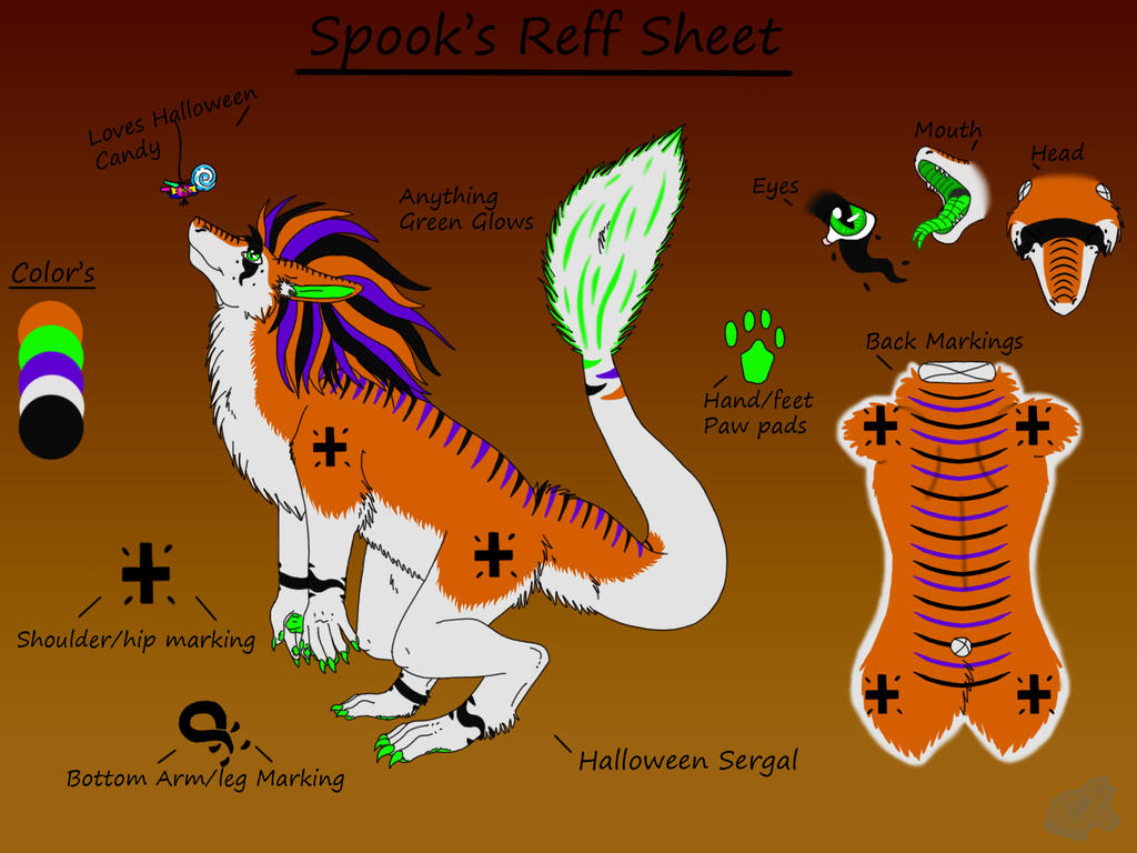 Spooked Reference Spooks reff sheet by minda19 on DeviantArt