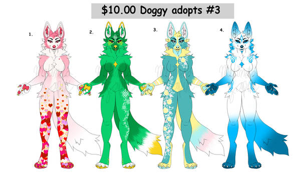 $10.00 Doggy Adopts #3 (3 Open)