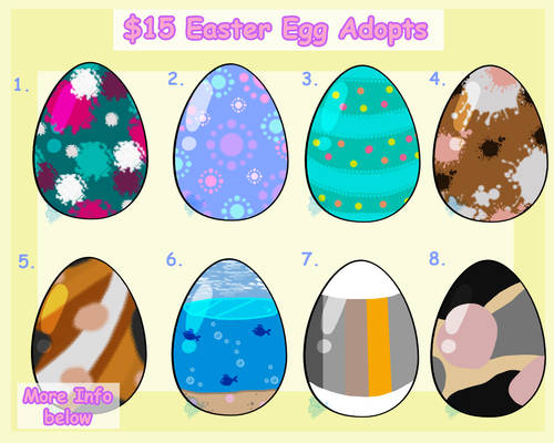 $15 Easter Egg Adopts #2 (7 Open)